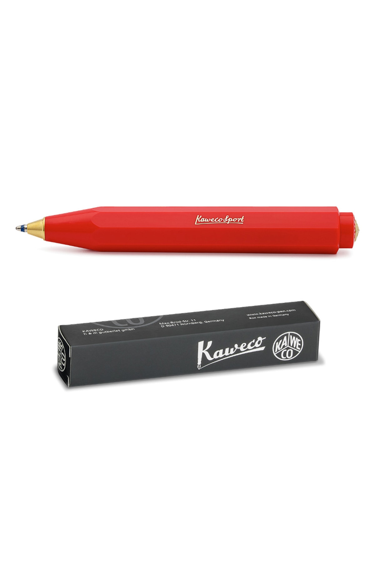 KAWECO 10001151 KLASİK SPORT TÜKENMEZ KALEM KIRMIZI