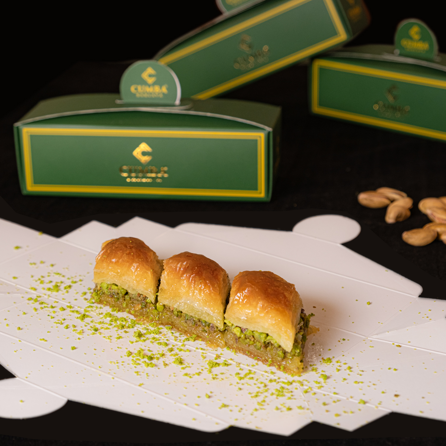 Üç Dilimlik Baklava (10 Adet)