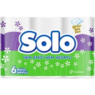 SOLO HAVLU 6LI BAMBU