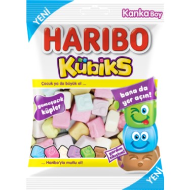 HARIBO 80GR KUBIKS