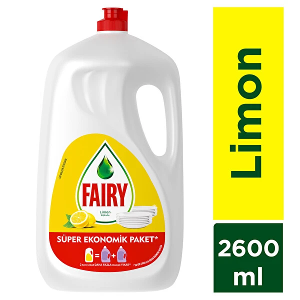 FAIRY SIVI BULASIK DETERJANI LIMON 2600ML