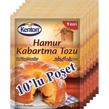 KENTON HAMUR KABARTMA TOZU 10LU