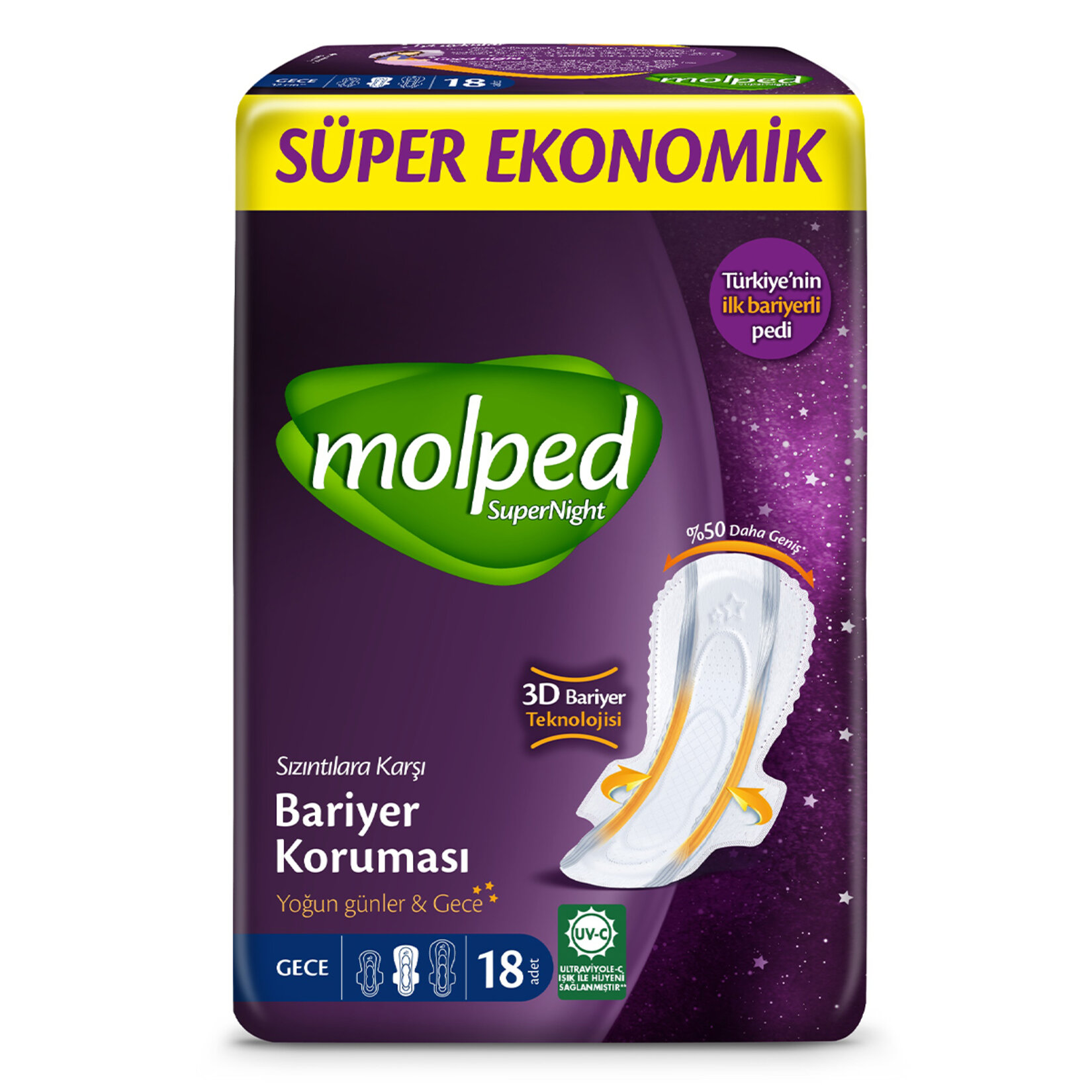 MOLPED  SUPERNIGHT GECE 18LI