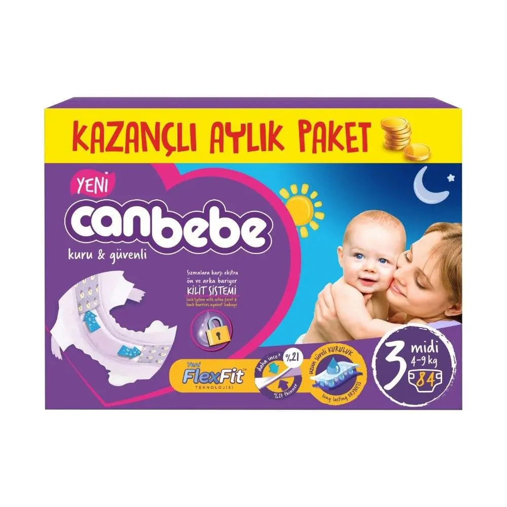 CANBEBE FIRSAT PAKETI MIDI 4-9KG