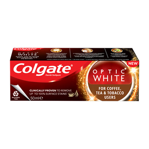 COLGATE DM OPTIK CAY KAHVE TUTUN KUL.ICIN 50ML