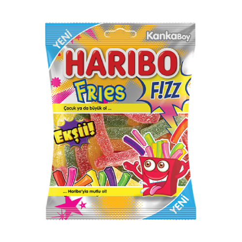 HARIBO 70GR FRIES FIZZ