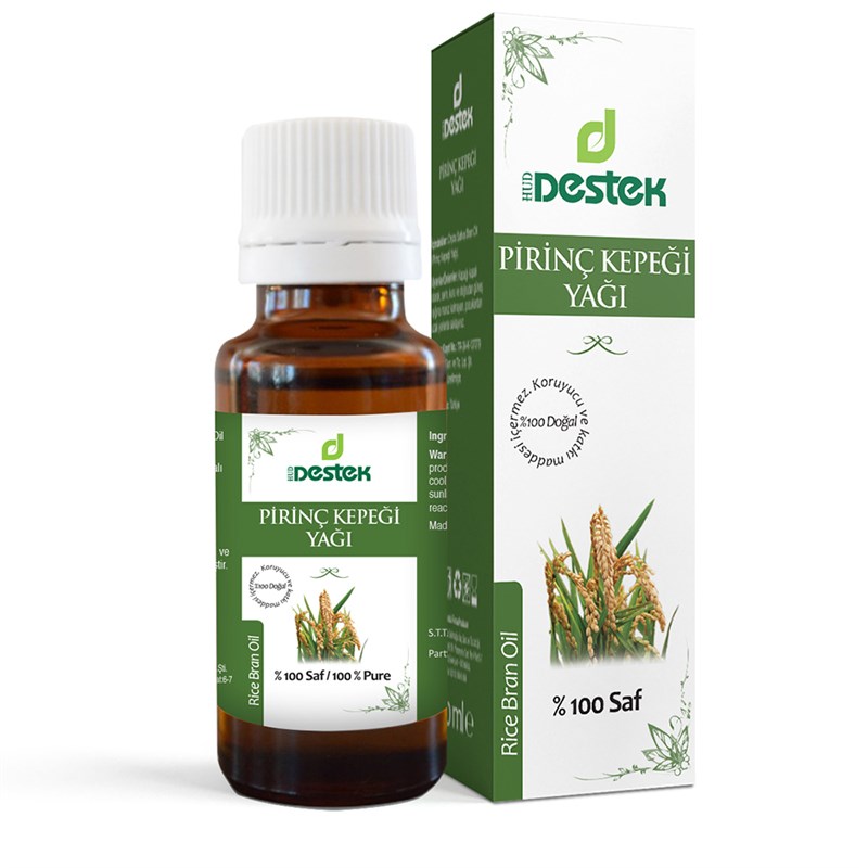 DESTEK PİRİNÇ KEPEĞİ YAĞI 20 ML