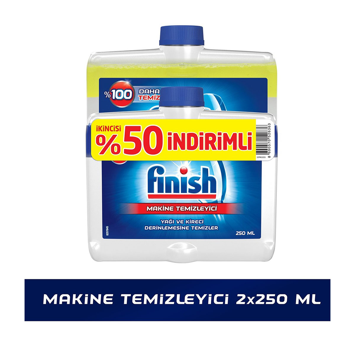 FINISH MAKINA TEMIZLEYICI DUOPACK 250ML*2