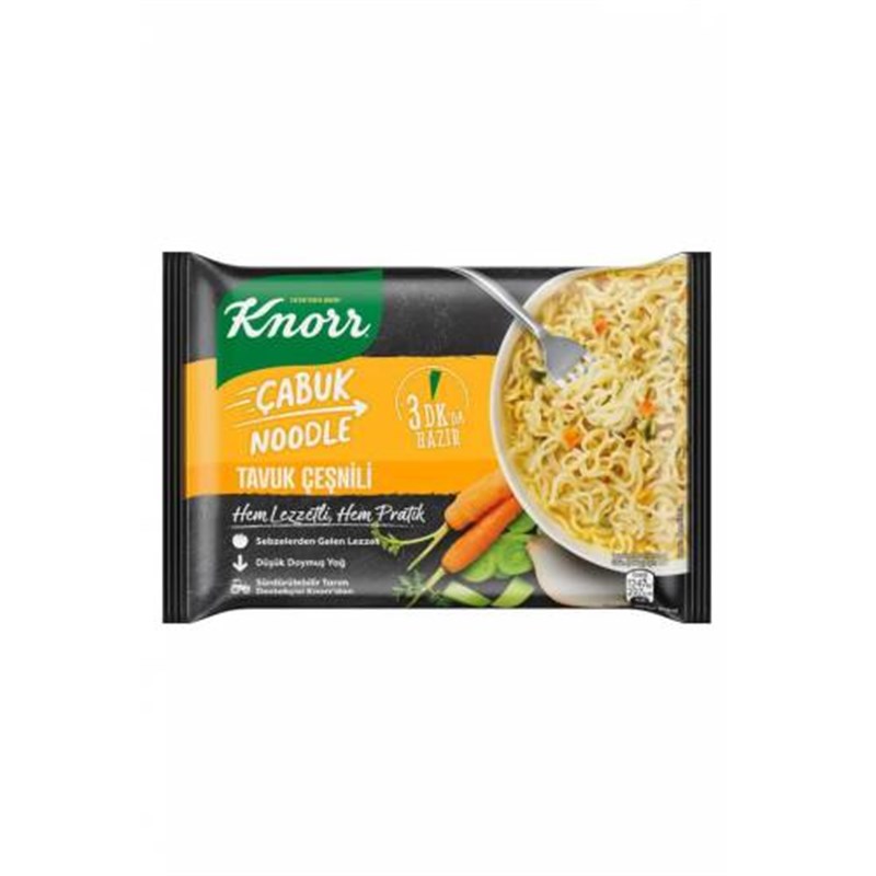 KNORR CABUK NOODLE TAVUK CESNILI 66GR