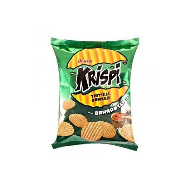 ULKER KRISPI TIRTIKLI KRAKER BAHARATLI 48GR