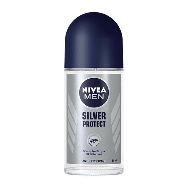 NIVEA 50ML DEO ROLL-ON SILVER PROTC ERKEK